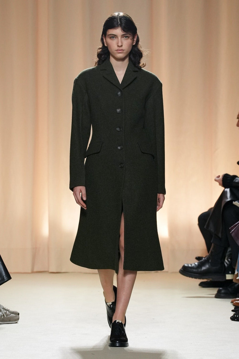 Margaux de Vigny featured in  the Bally fashion show for Autumn/Winter 2024