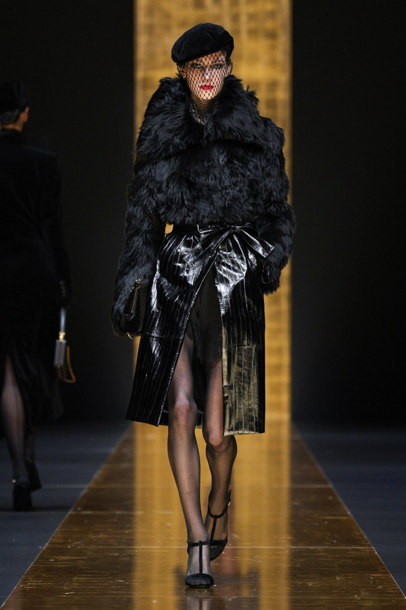 Dana Smith featured in  the Dolce & Gabbana fashion show for Autumn/Winter 2024