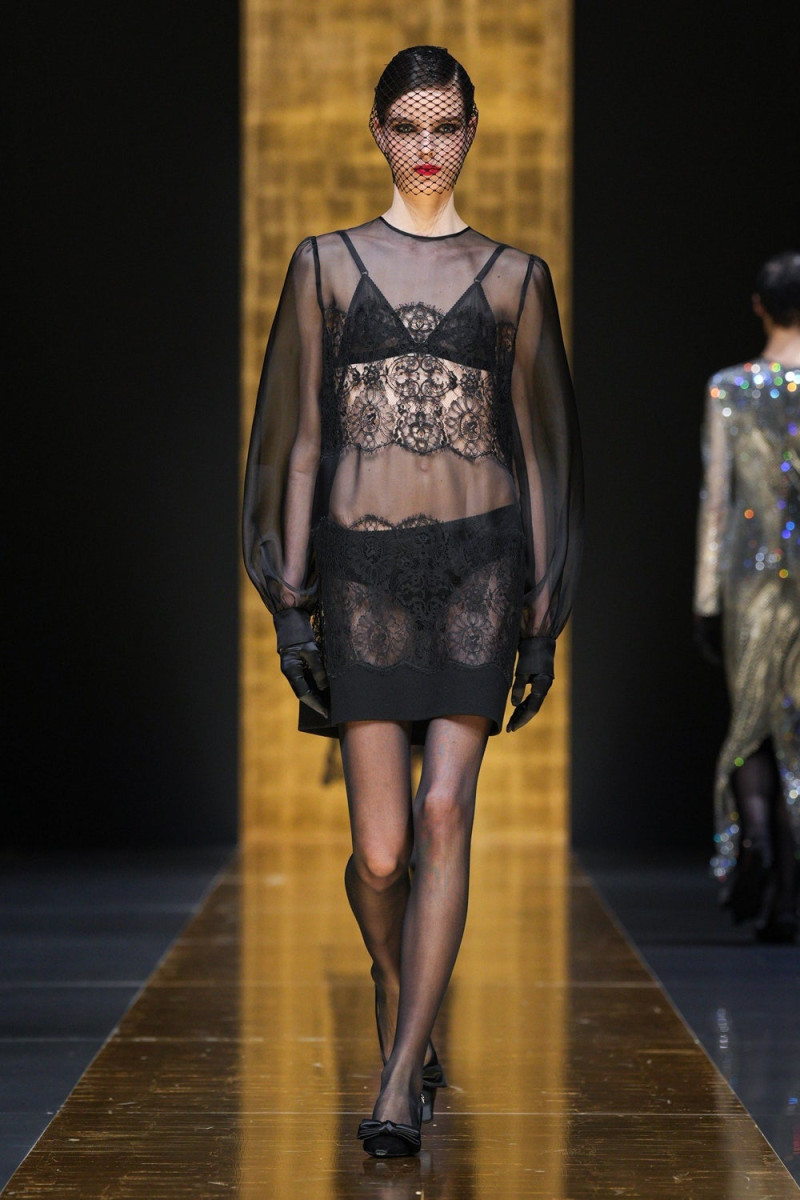 Senna Vet featured in  the Dolce & Gabbana fashion show for Autumn/Winter 2024