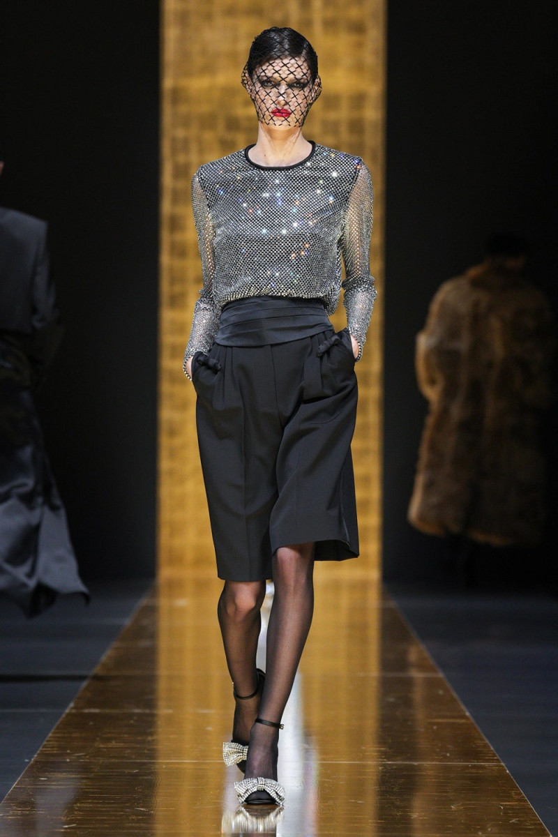 Valerie Scherzinger featured in  the Dolce & Gabbana fashion show for Autumn/Winter 2024