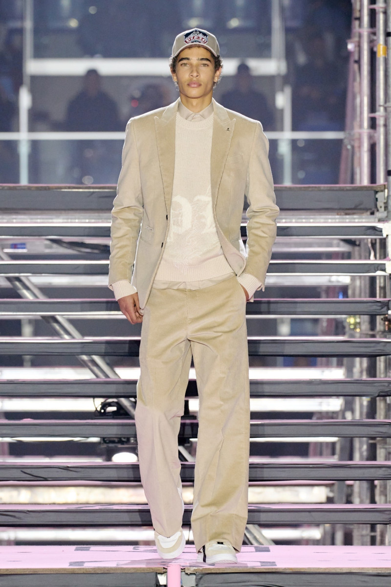 Juanel Hernandez featured in  the Philipp Plein fashion show for Autumn/Winter 2024