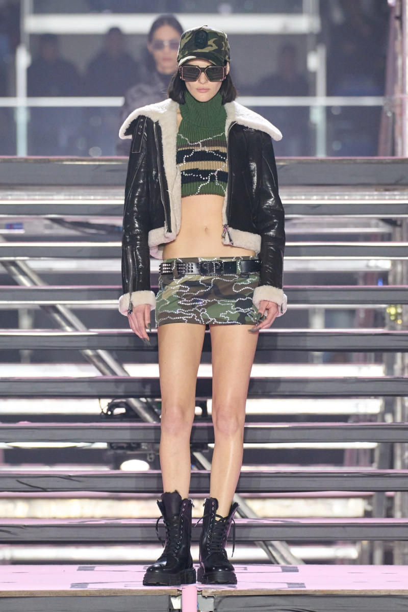 Lucy Markovic featured in  the Philipp Plein fashion show for Autumn/Winter 2024