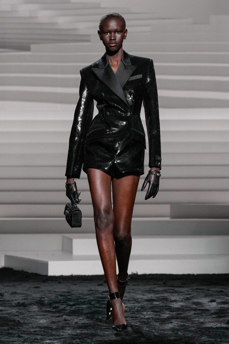 Rejoice Chuol featured in  the Versace fashion show for Autumn/Winter 2024