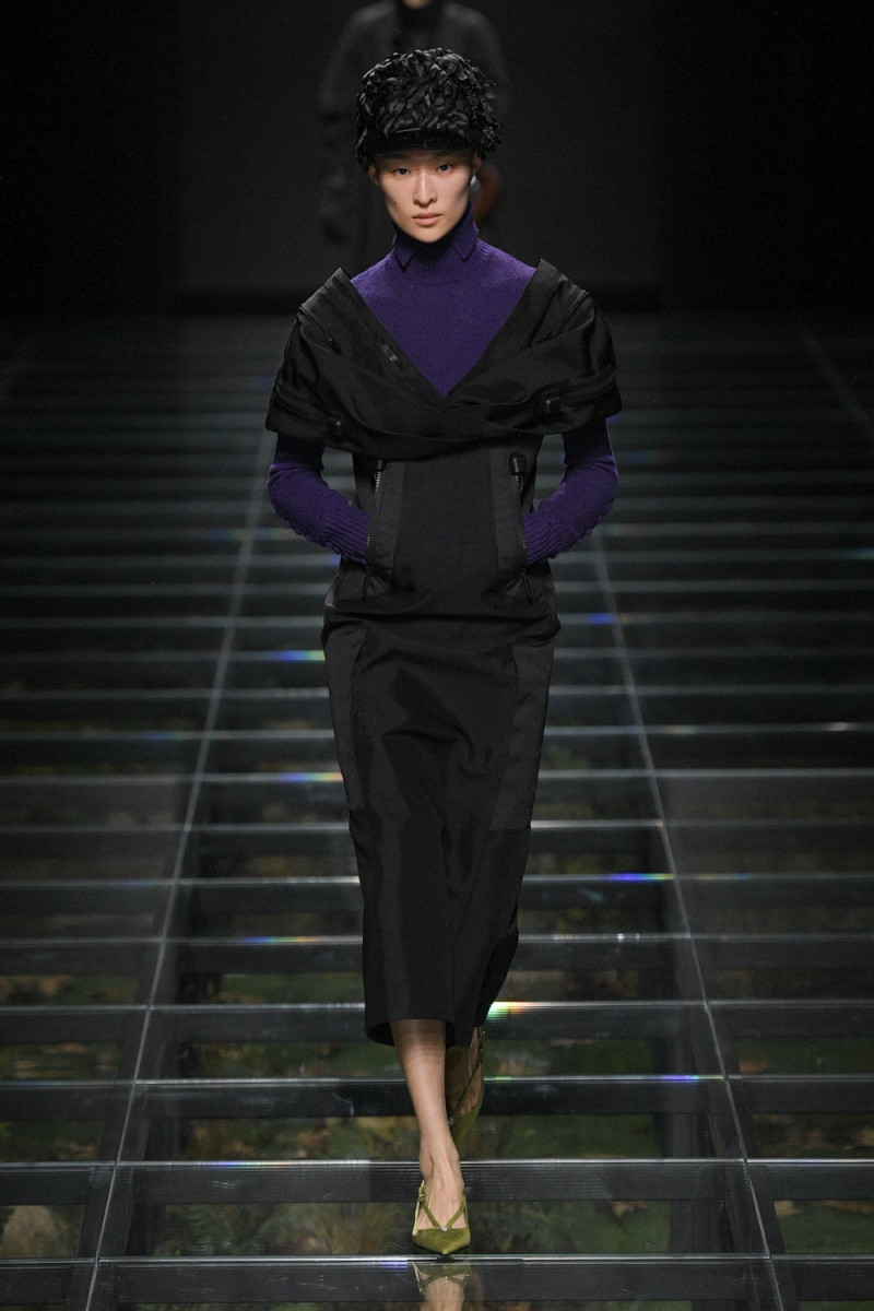 Chu Wong featured in  the Prada fashion show for Autumn/Winter 2024