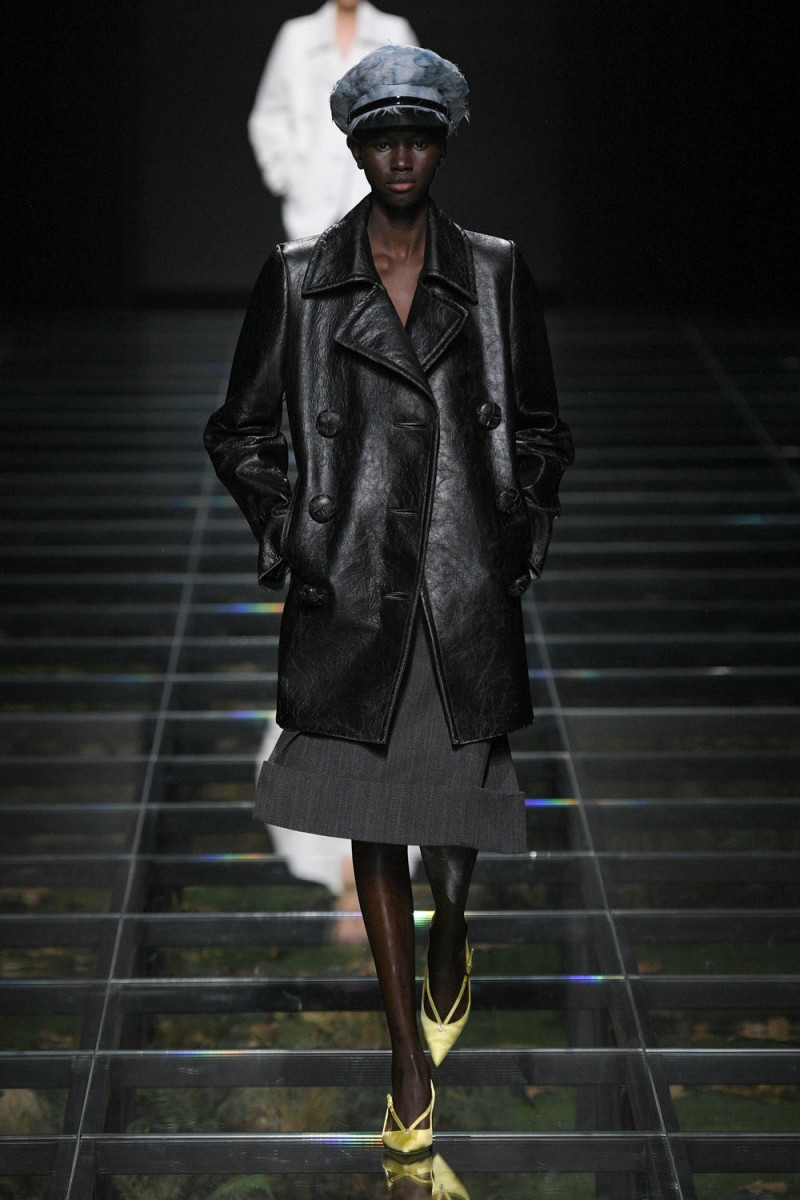Rejoice Chuol featured in  the Prada fashion show for Autumn/Winter 2024