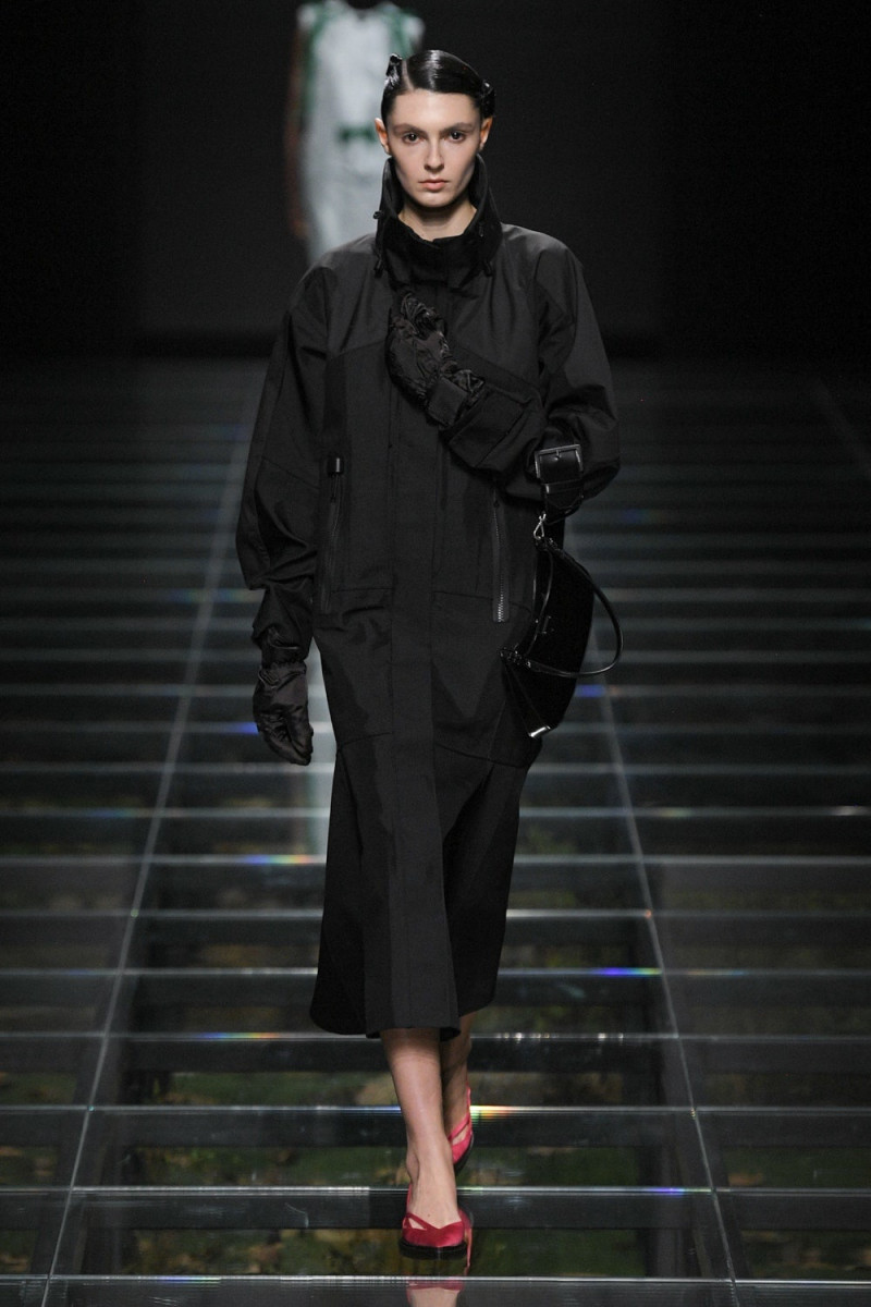 Wali Deutsch featured in  the Prada fashion show for Autumn/Winter 2024