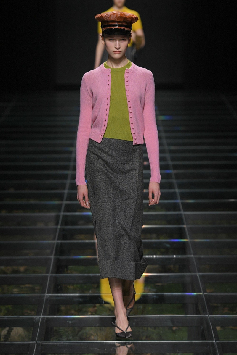 Sascha Alexandra Rajasalu featured in  the Prada fashion show for Autumn/Winter 2024