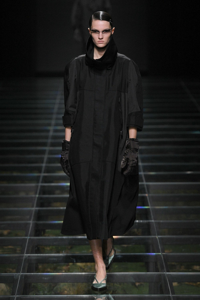 Tanya Churbanova featured in  the Prada fashion show for Autumn/Winter 2024