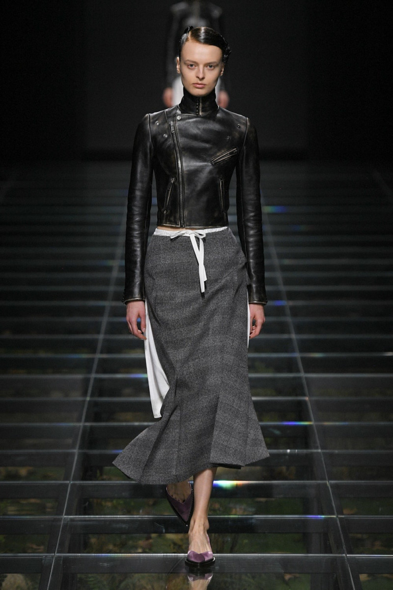 Dominika Pikula featured in  the Prada fashion show for Autumn/Winter 2024
