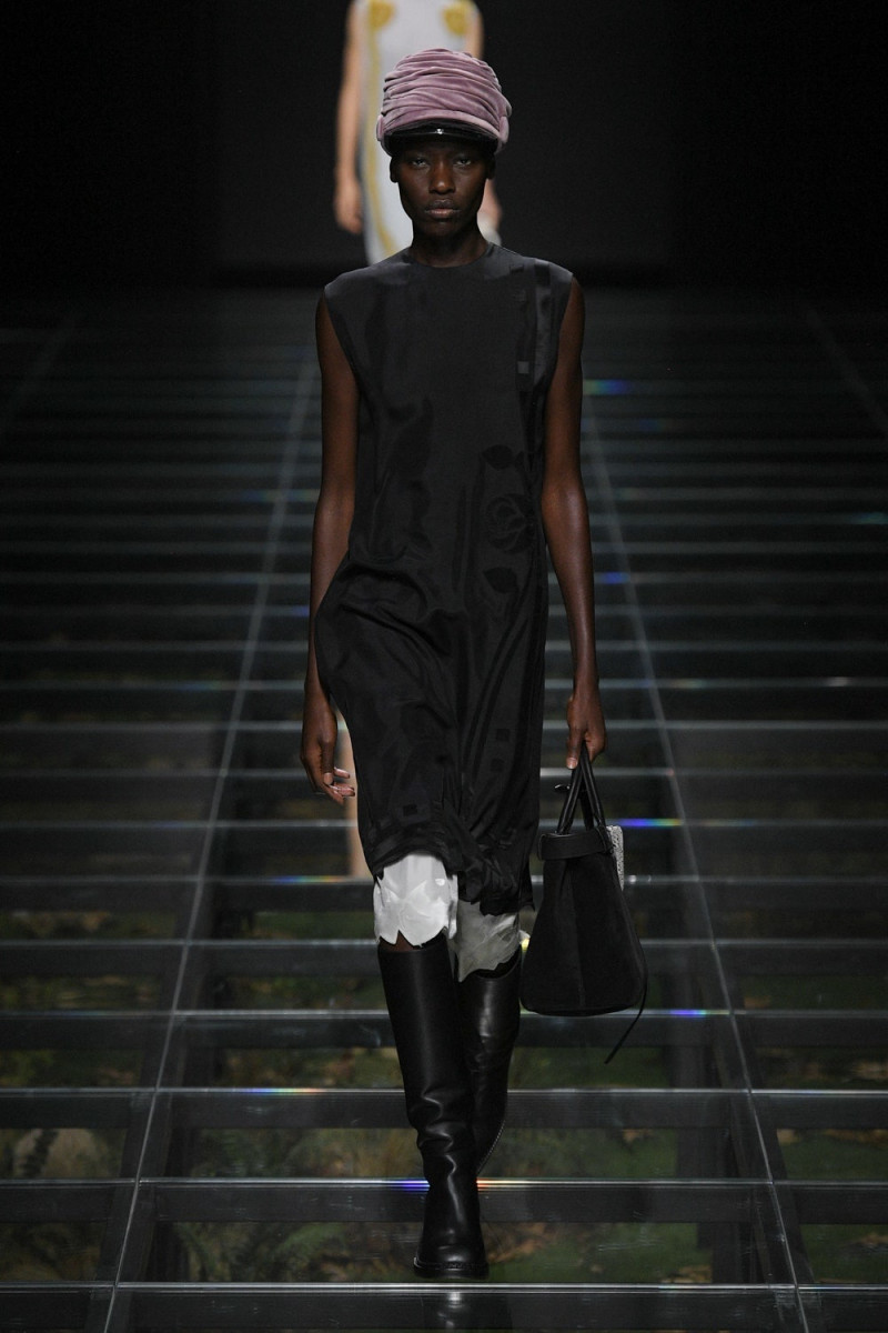 Awar Odhiang featured in  the Prada fashion show for Autumn/Winter 2024