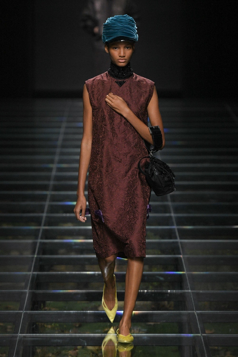 Cristi Haina King featured in  the Prada fashion show for Autumn/Winter 2024