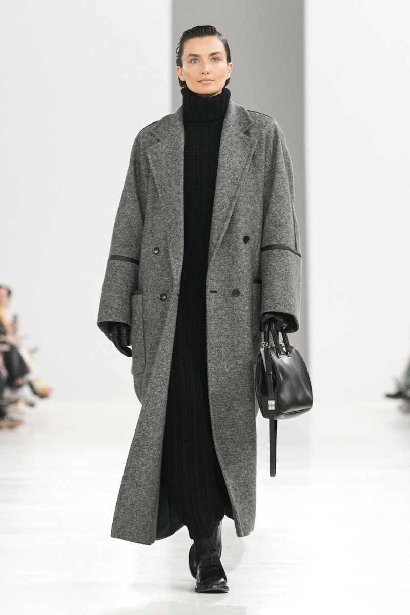 Andreea Diaconu featured in  the Max Mara fashion show for Autumn/Winter 2024