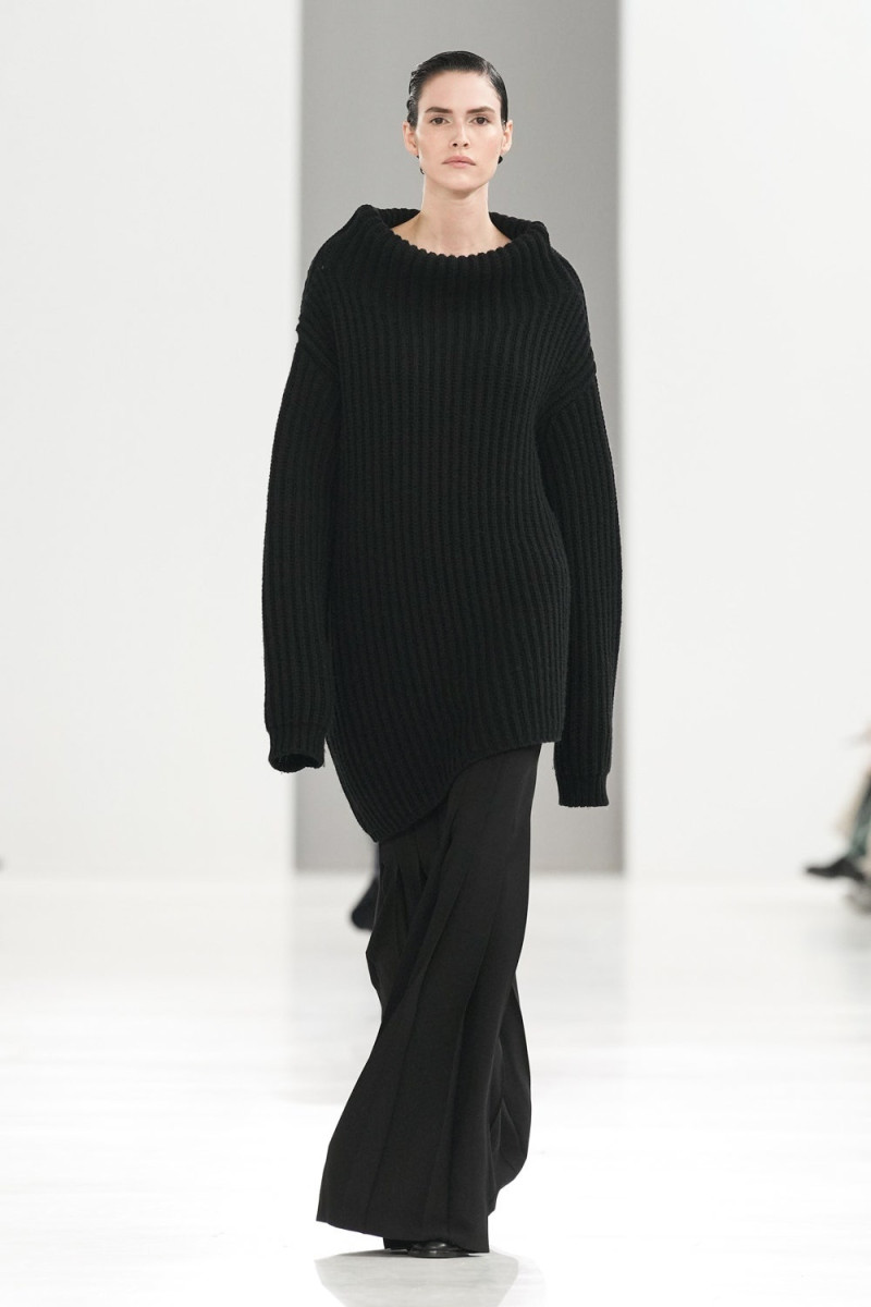 Vanessa Moody featured in  the Max Mara fashion show for Autumn/Winter 2024