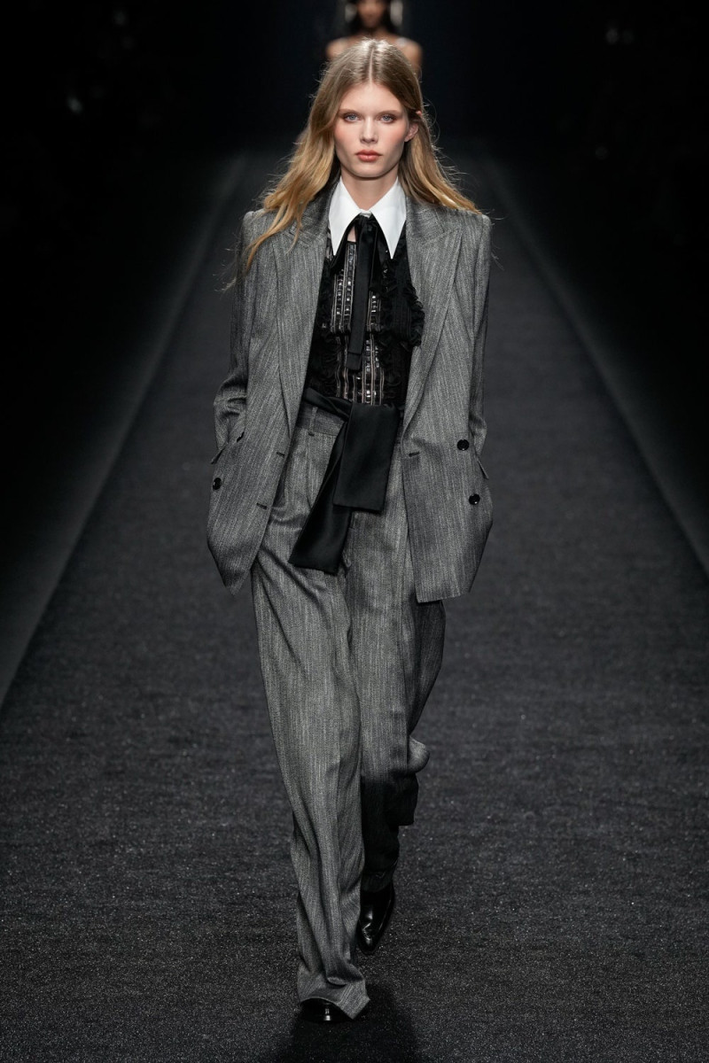 Ida Heiner featured in  the Alberta Ferretti fashion show for Autumn/Winter 2024