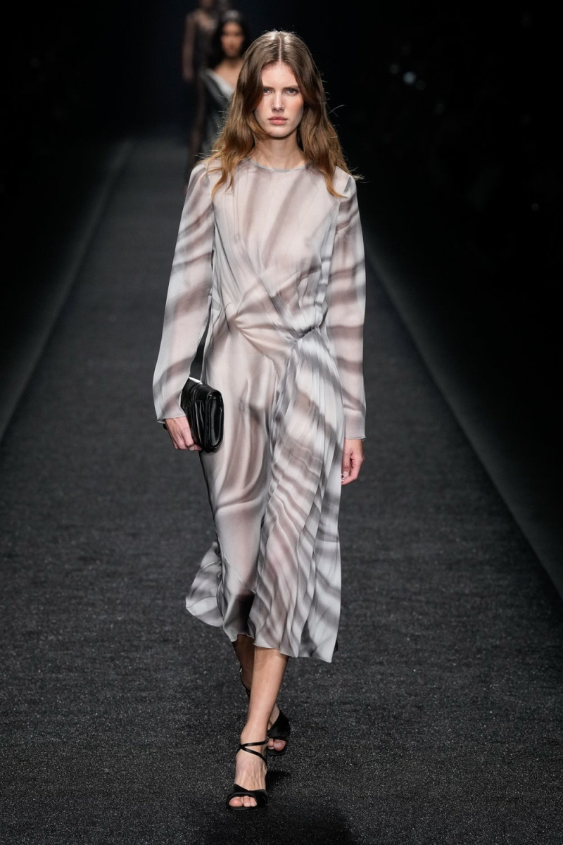 Rosalieke Fuchs featured in  the Alberta Ferretti fashion show for Autumn/Winter 2024
