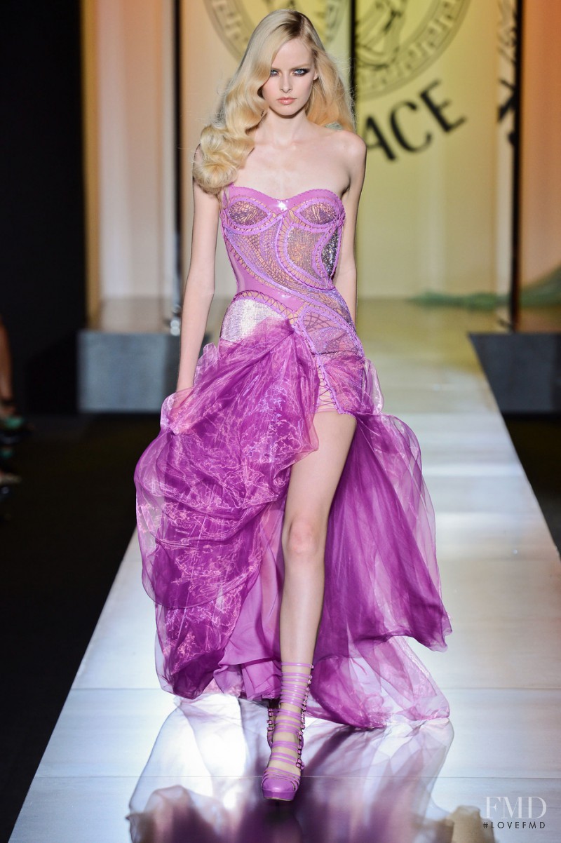 Elza Luijendijk Matiz featured in  the Atelier Versace fashion show for Autumn/Winter 2012