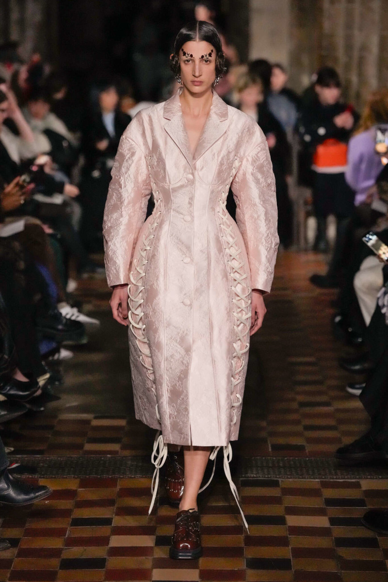 Rachel Marx featured in  the Simone Rocha fashion show for Autumn/Winter 2024