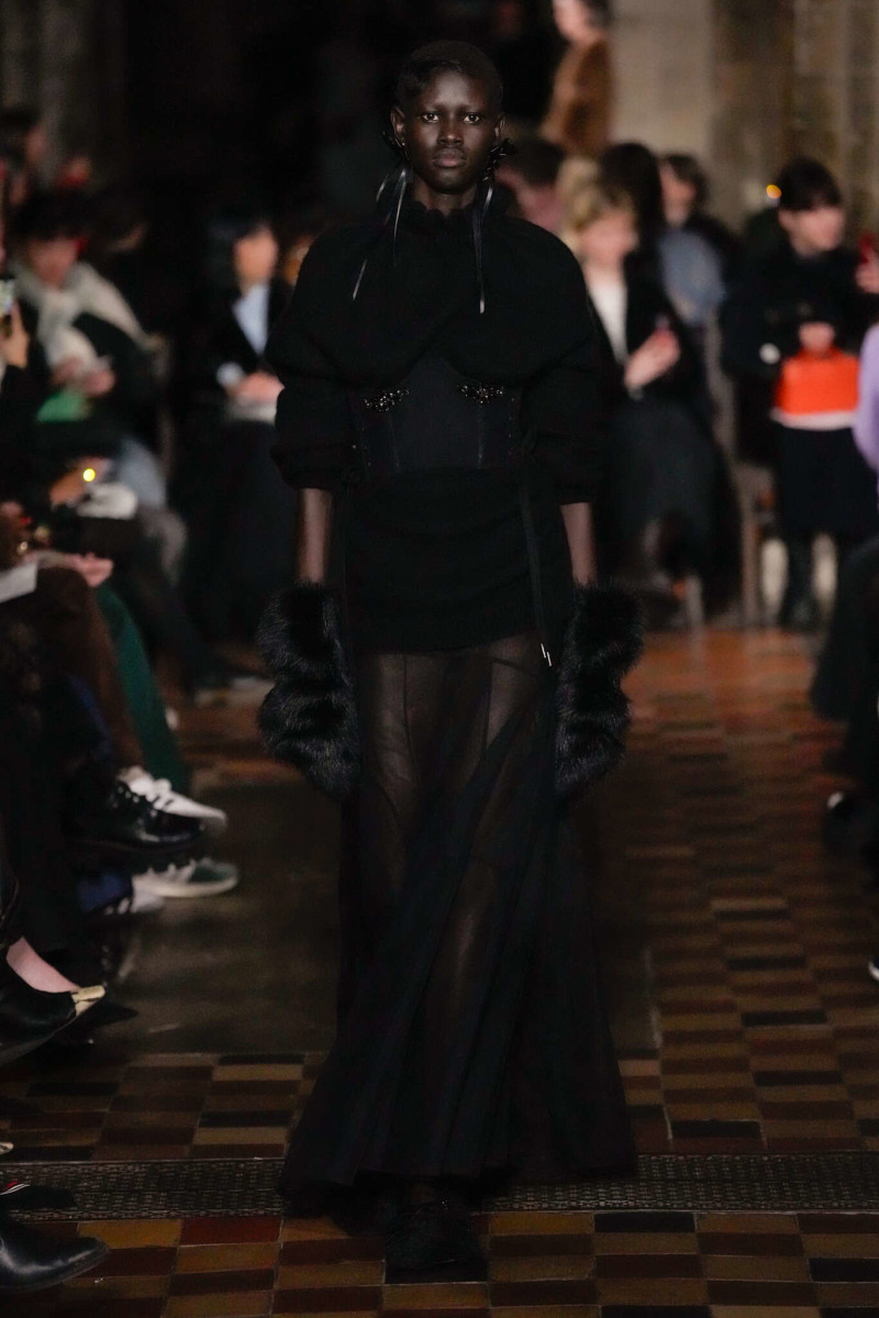 Rejoice Chuol featured in  the Simone Rocha fashion show for Autumn/Winter 2024