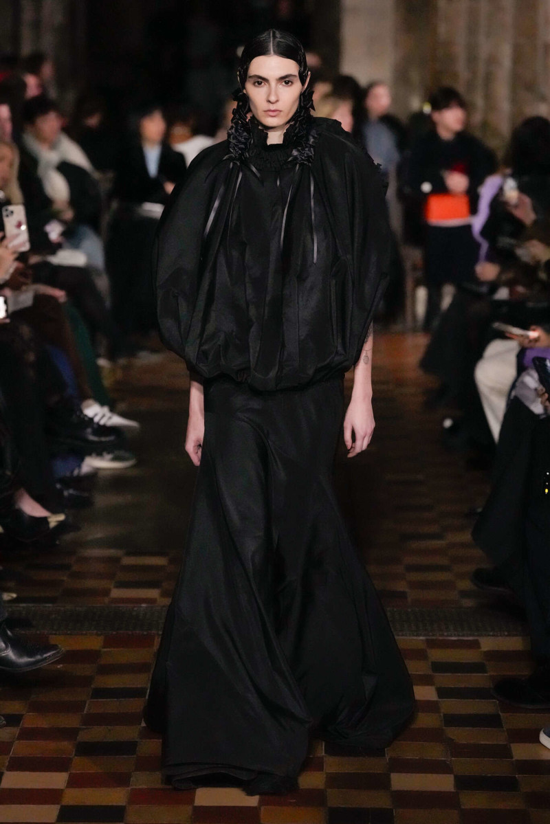 Wali Deutsch featured in  the Simone Rocha fashion show for Autumn/Winter 2024