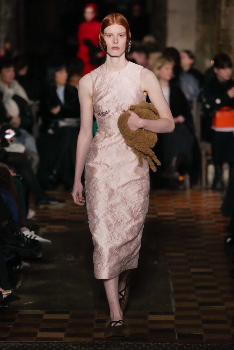 Laura Rudd featured in  the Simone Rocha fashion show for Autumn/Winter 2024