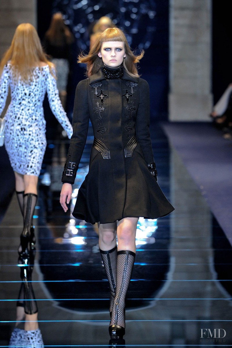 Lara Mullen featured in  the Versace fashion show for Autumn/Winter 2012