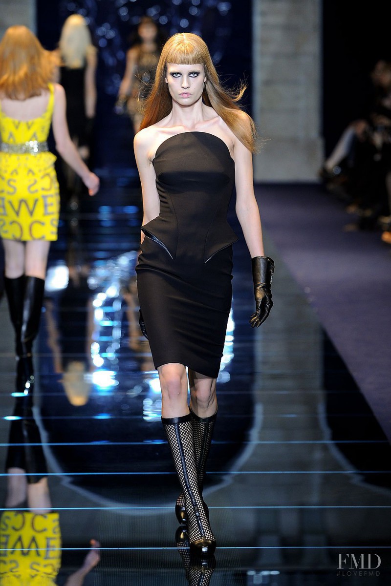 Nadja Bender featured in  the Versace fashion show for Autumn/Winter 2012
