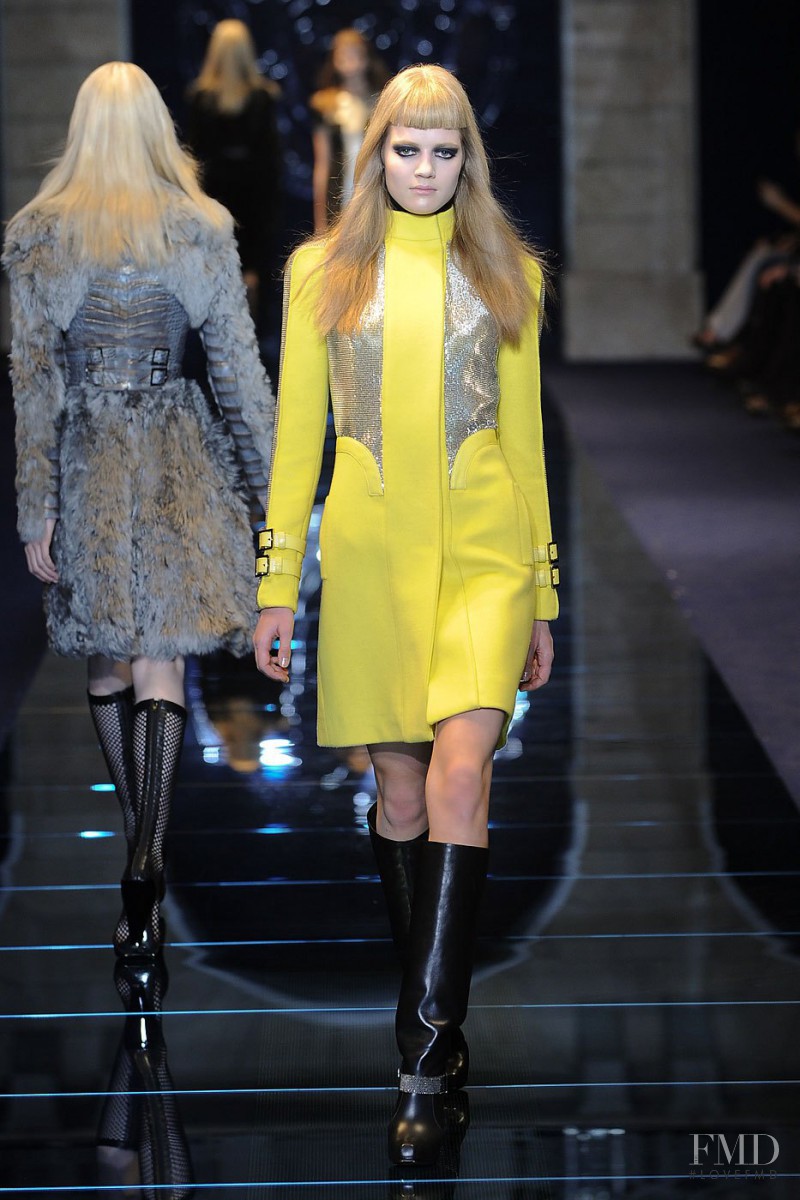 Dorte Limkilde featured in  the Versace fashion show for Autumn/Winter 2012