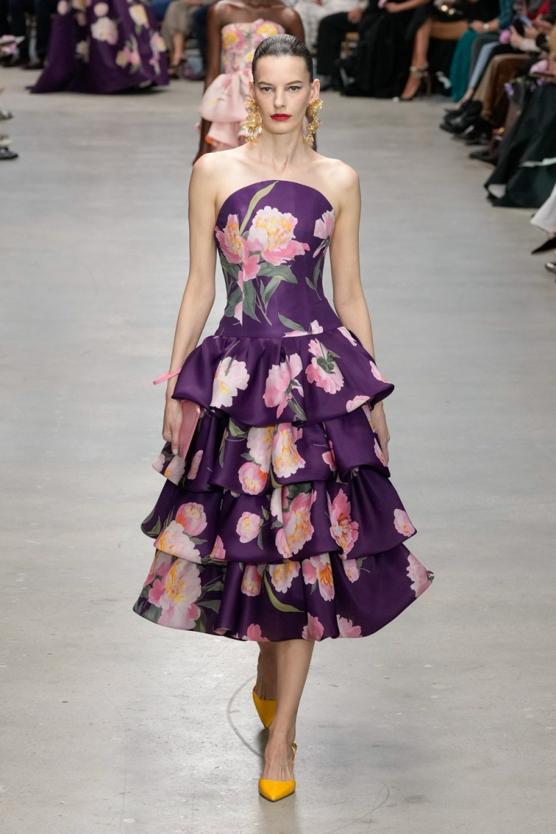 Amanda Murphy featured in  the Carolina Herrera fashion show for Autumn/Winter 2024