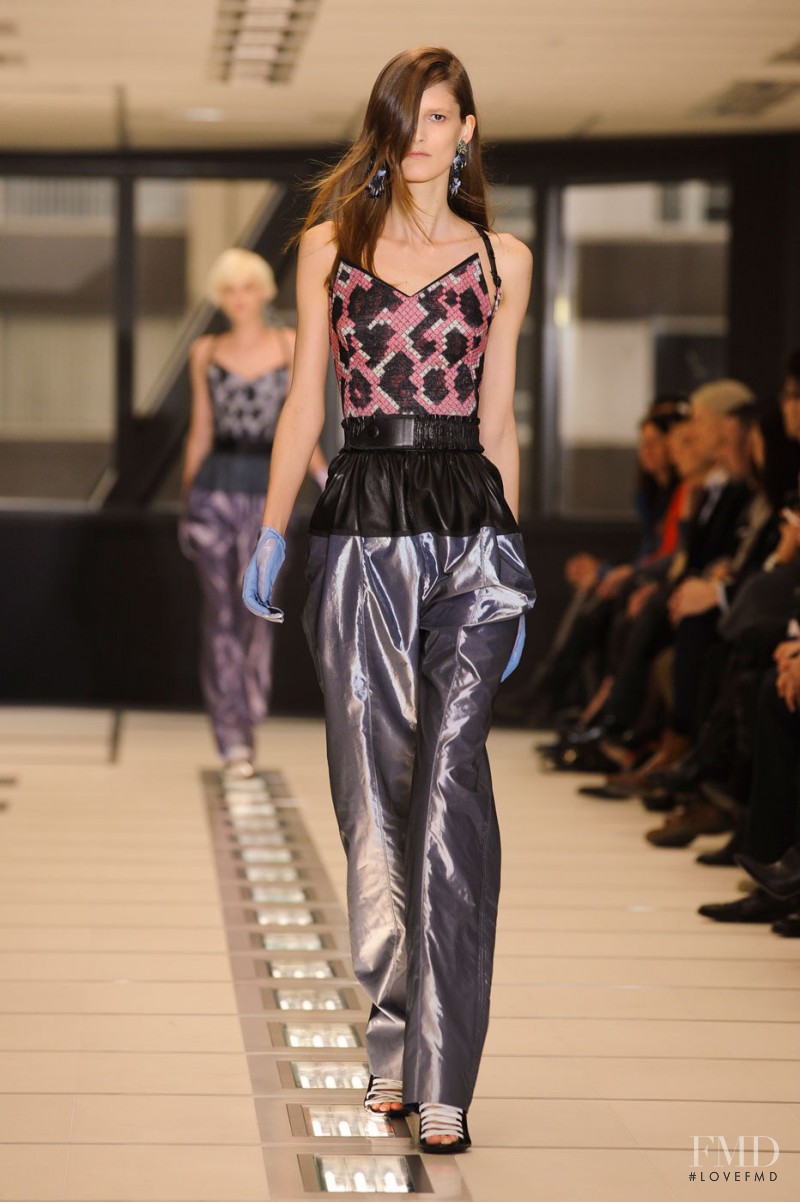 Marie Piovesan featured in  the Balenciaga fashion show for Autumn/Winter 2012