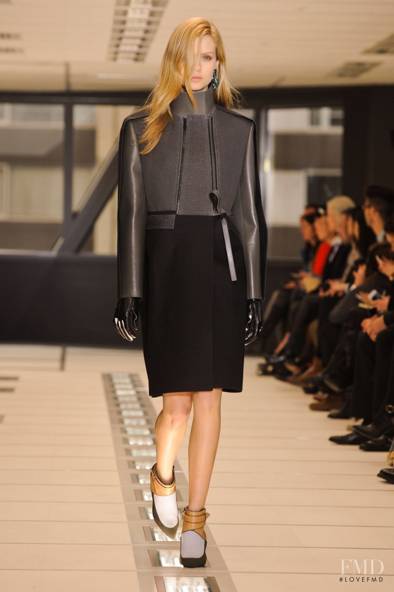 Josephine Skriver featured in  the Balenciaga fashion show for Autumn/Winter 2012