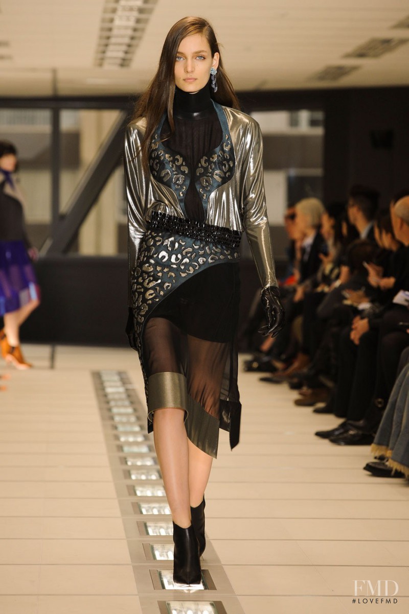 Zuzanna Bijoch featured in  the Balenciaga fashion show for Autumn/Winter 2012