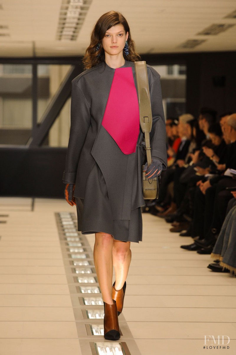Kristine Drinke featured in  the Balenciaga fashion show for Autumn/Winter 2012