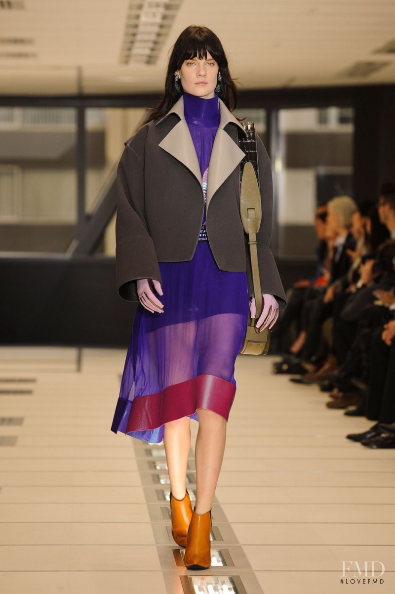 Querelle Jansen featured in  the Balenciaga fashion show for Autumn/Winter 2012