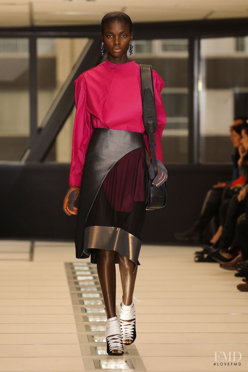 Jeneil Williams featured in  the Balenciaga fashion show for Autumn/Winter 2012