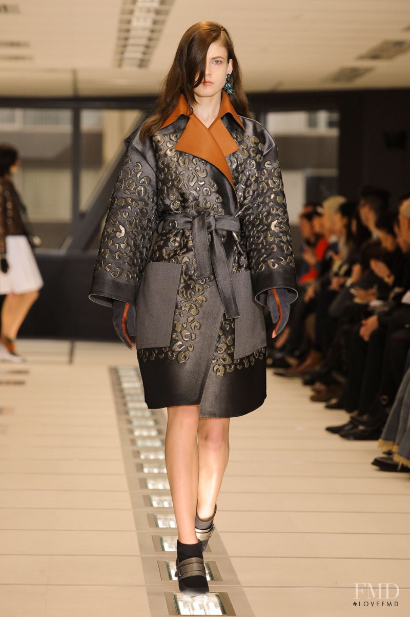 Yulia Serzhantova featured in  the Balenciaga fashion show for Autumn/Winter 2012