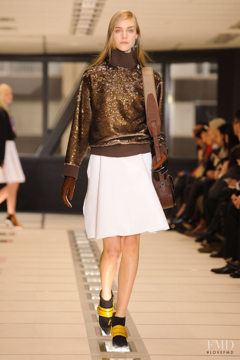 Hedvig Palm featured in  the Balenciaga fashion show for Autumn/Winter 2012