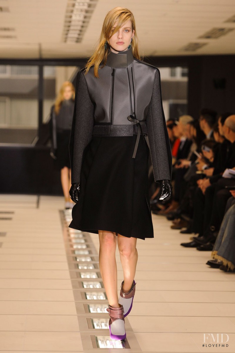 Julia Frauche featured in  the Balenciaga fashion show for Autumn/Winter 2012