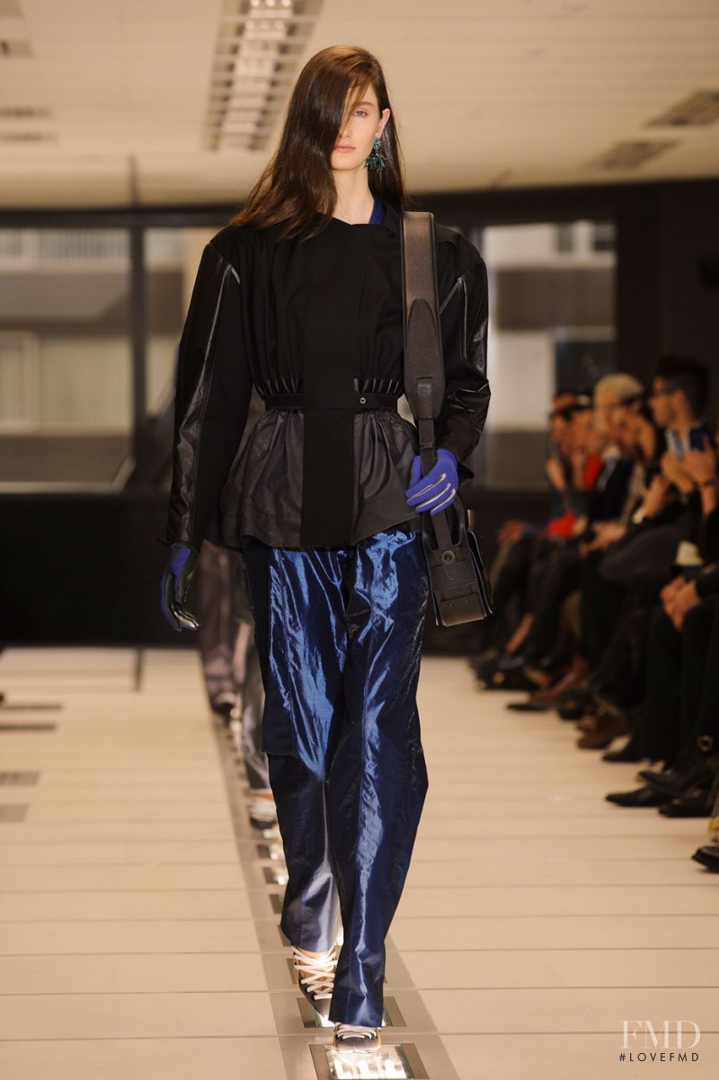 Mackenzie Drazan featured in  the Balenciaga fashion show for Autumn/Winter 2012