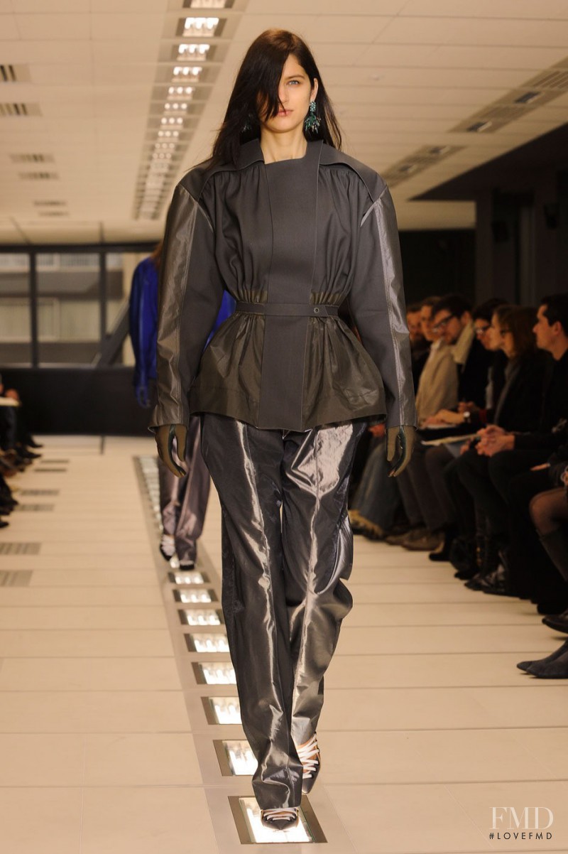 Johanna Kneppers-Corbal featured in  the Balenciaga fashion show for Autumn/Winter 2012