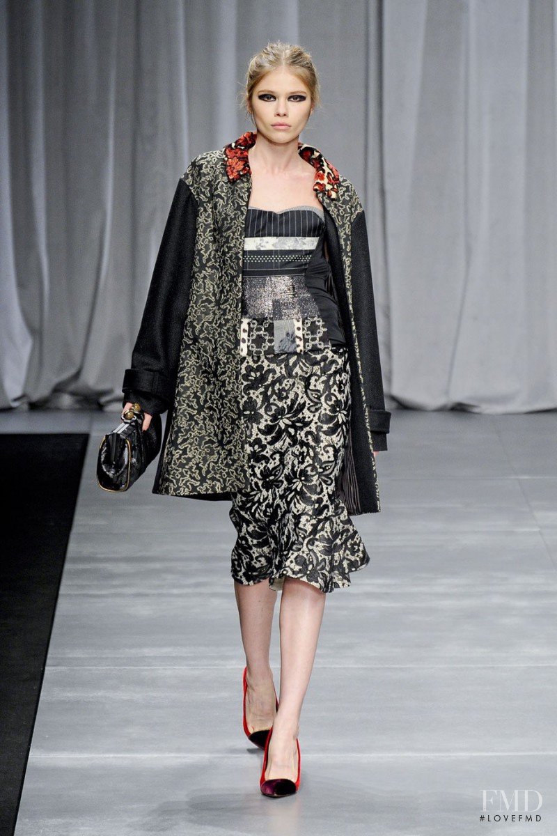 Irina Denisova featured in  the Antonio Marras fashion show for Autumn/Winter 2012