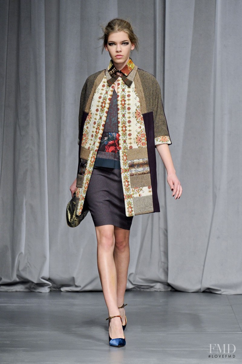 Valerija Sestic featured in  the Antonio Marras fashion show for Autumn/Winter 2012