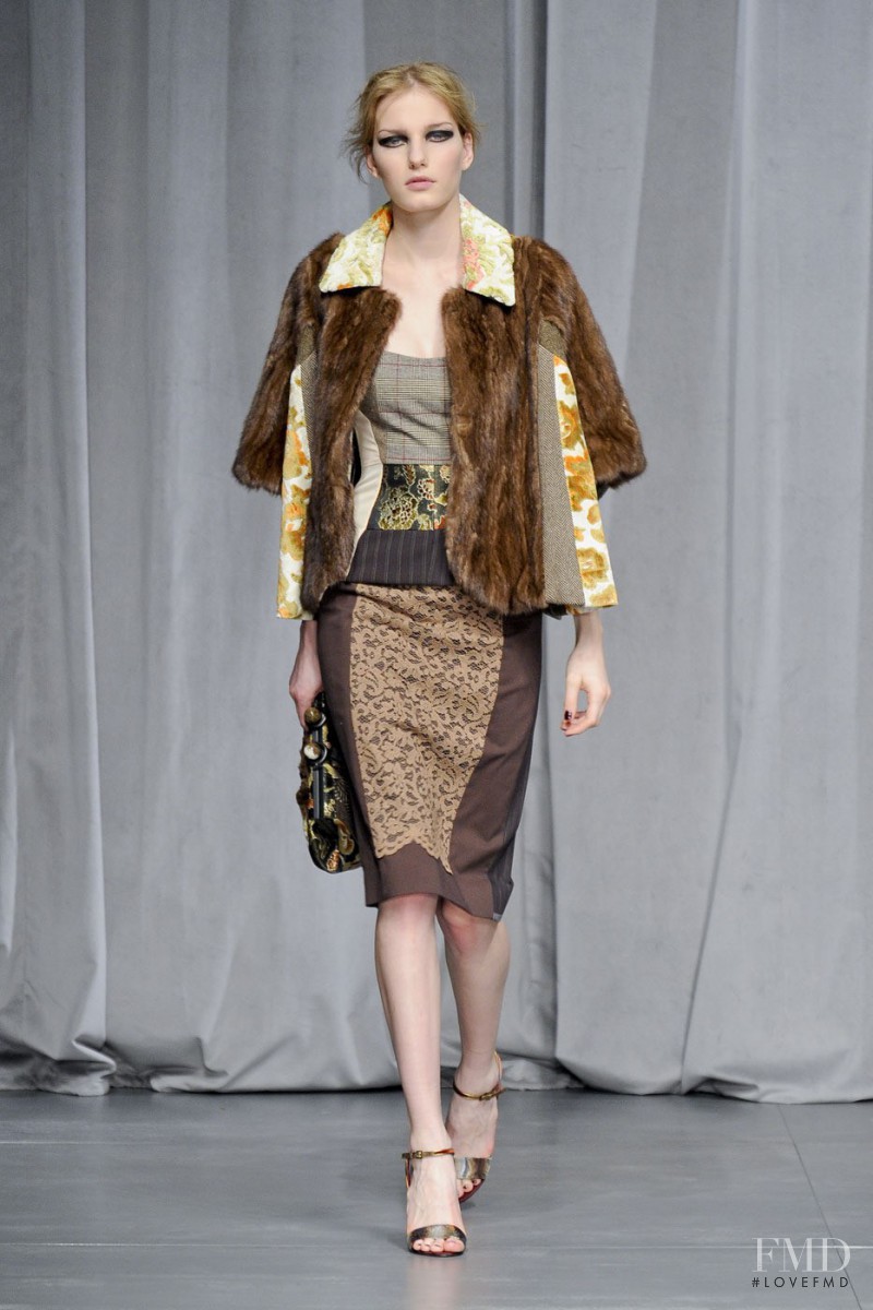 Marique Schimmel featured in  the Antonio Marras fashion show for Autumn/Winter 2012