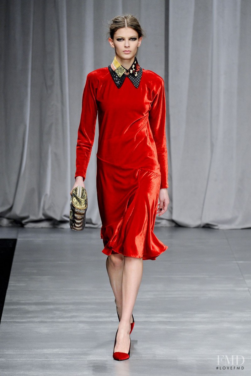 Emilia Nawarecka featured in  the Antonio Marras fashion show for Autumn/Winter 2012