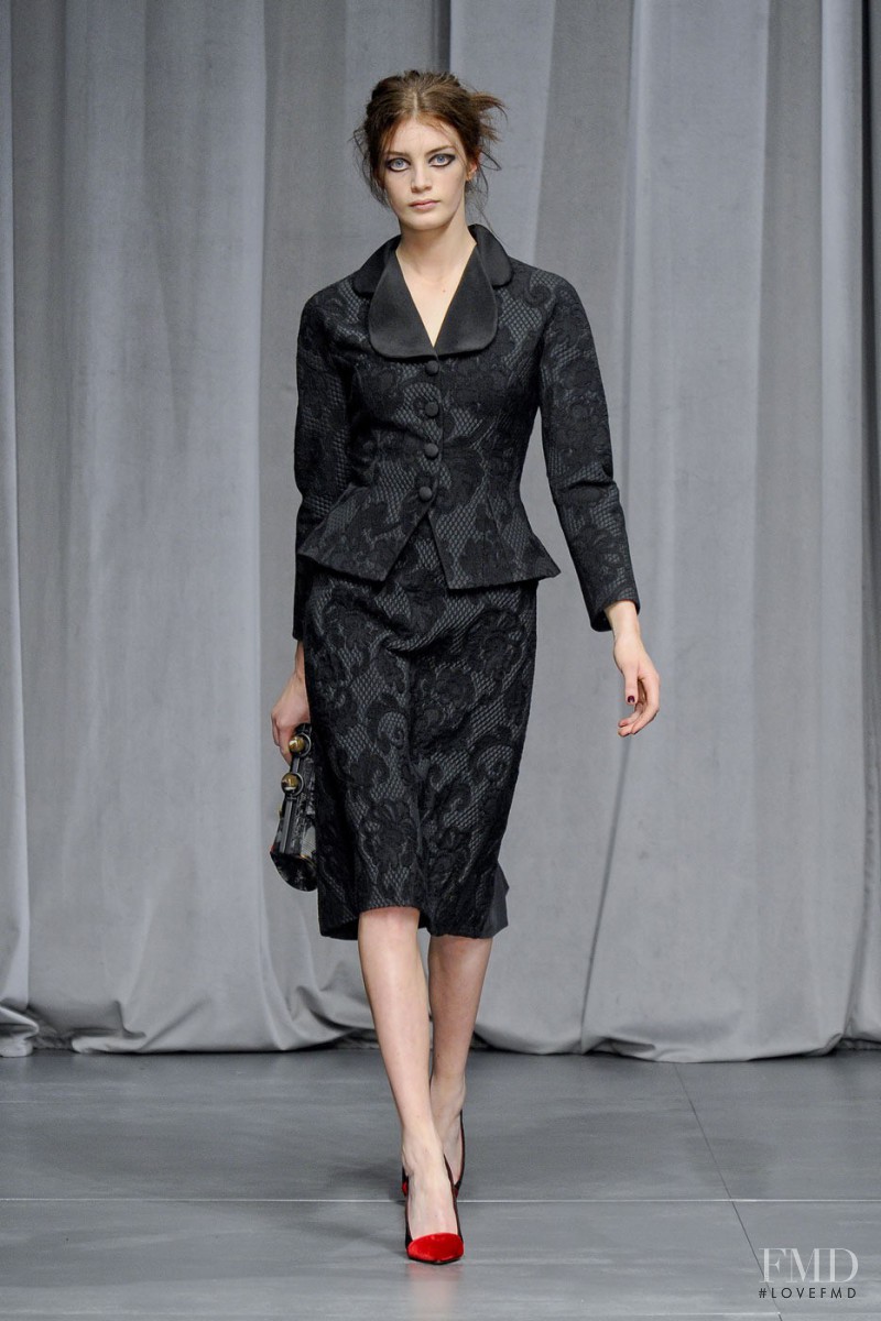 Milly Simmonds featured in  the Antonio Marras fashion show for Autumn/Winter 2012