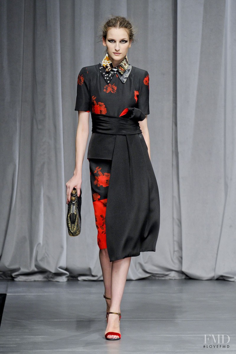 Katia Selinger featured in  the Antonio Marras fashion show for Autumn/Winter 2012