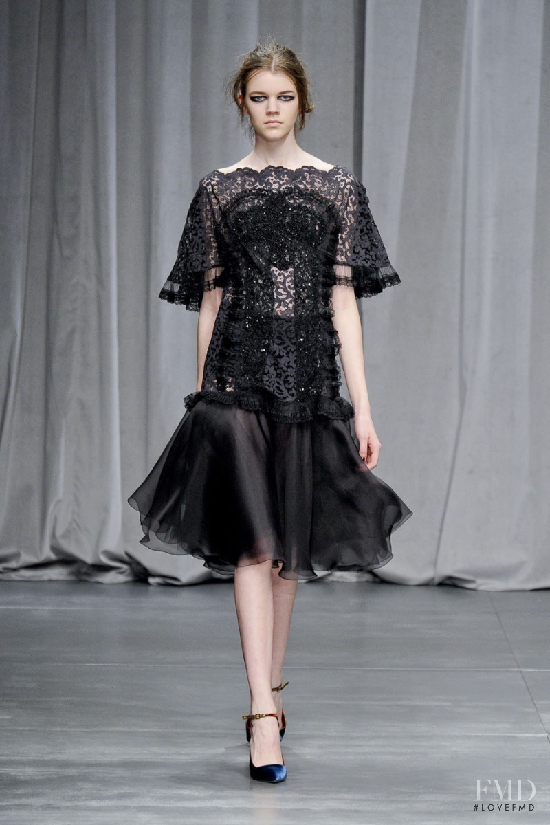 Antonia Wesseloh featured in  the Antonio Marras fashion show for Autumn/Winter 2012