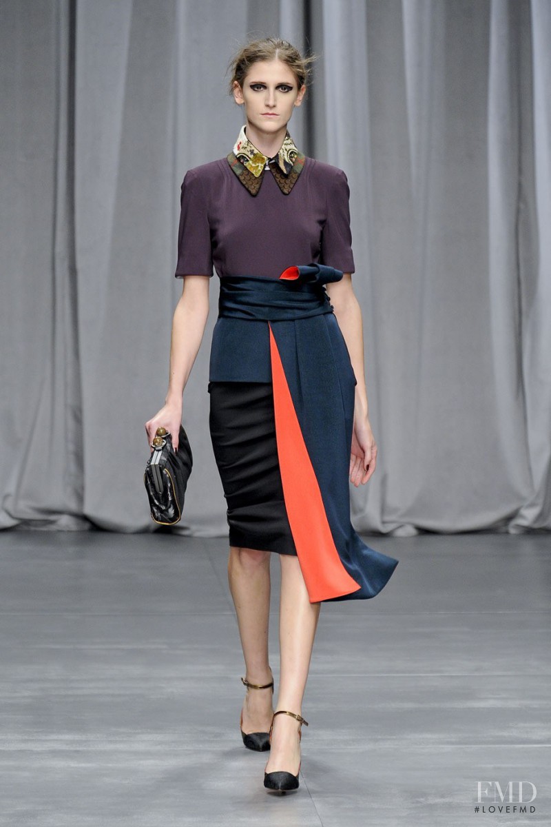 Daiane Conterato featured in  the Antonio Marras fashion show for Autumn/Winter 2012