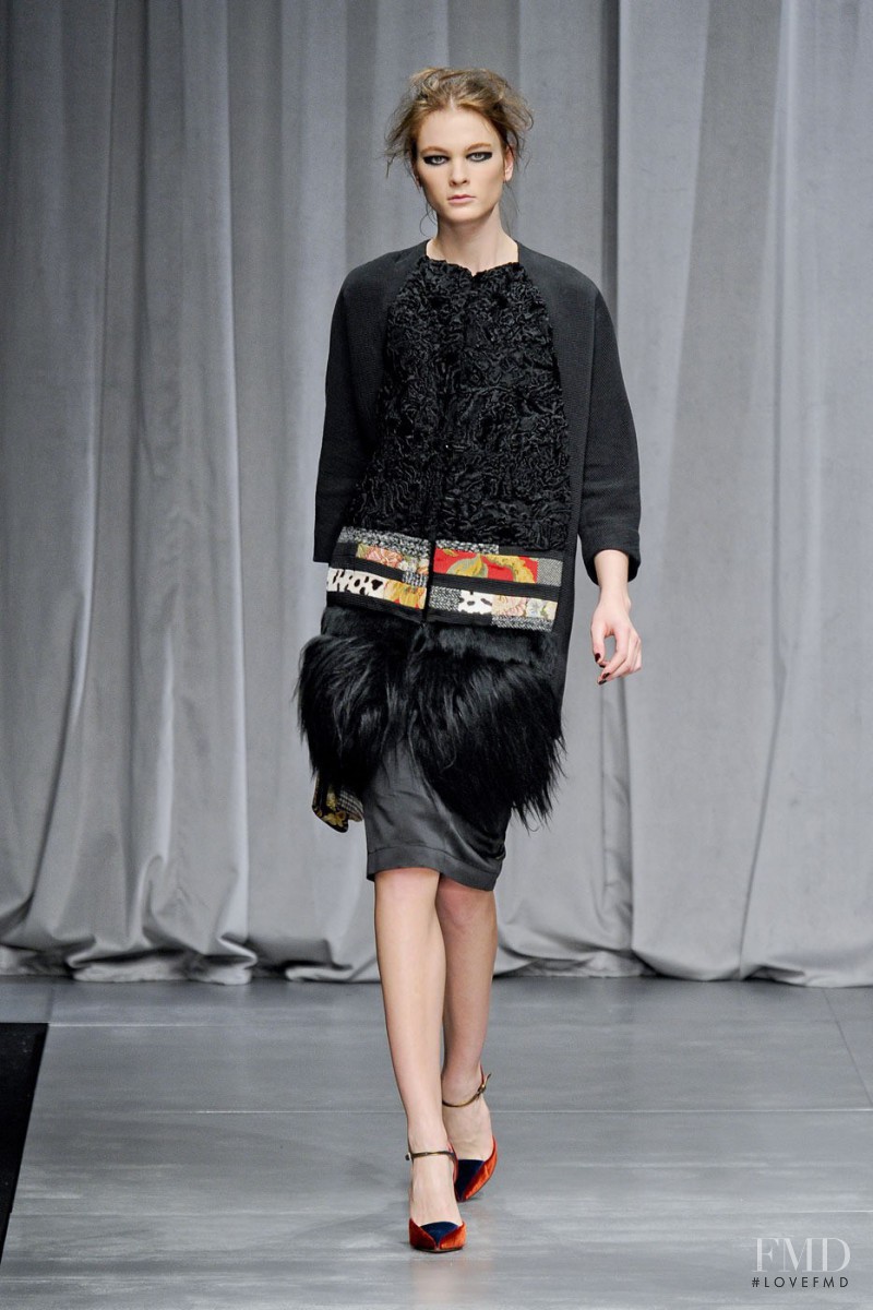 Irina Kulikova featured in  the Antonio Marras fashion show for Autumn/Winter 2012