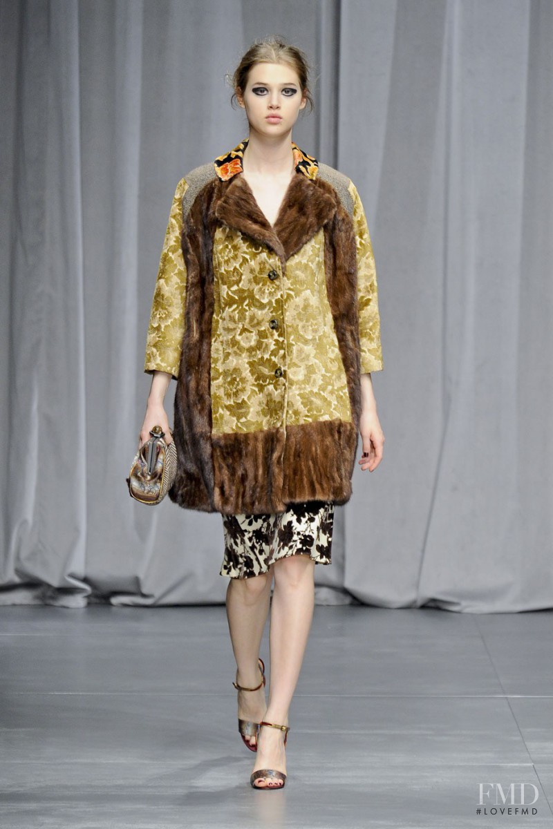 Anais Pouliot featured in  the Antonio Marras fashion show for Autumn/Winter 2012