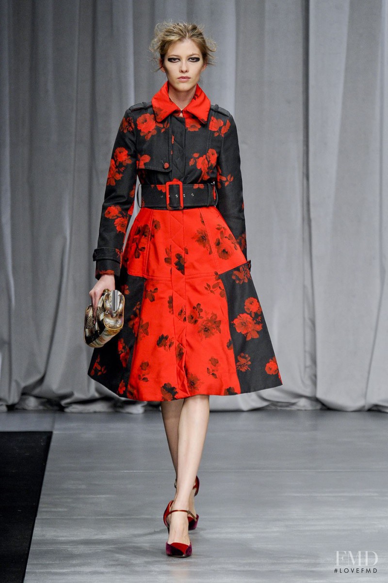 Yulia Kharlapanova featured in  the Antonio Marras fashion show for Autumn/Winter 2012